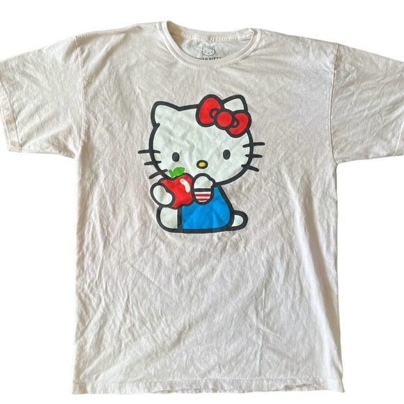 267-Large Hello Kitty t-shirt 
#hellokitty #kidcore #90s - Picture 1 of 5